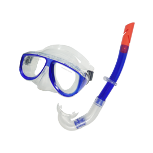 ALLWELL Mask and Snorkel Set PVC Blue