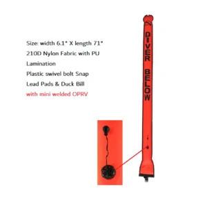 ALLOY STAR Signal Tube With Dump Valve Orange 6.1x71in.