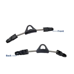 ALLOY STAR Spring Fin Strap Pair w/ Q.R. Buckle & Rubber Pad