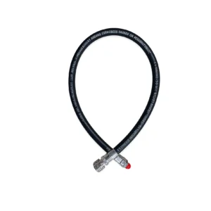 ALLOY STAR Divers BCD Inflator Rubber Hose 27 Inches Black