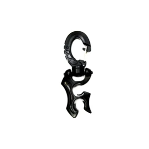 ALLOY STAR Hose Clip 2 Holes Black