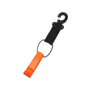 ALLOY STAR Safety Whistle with Swivel Clip Orange